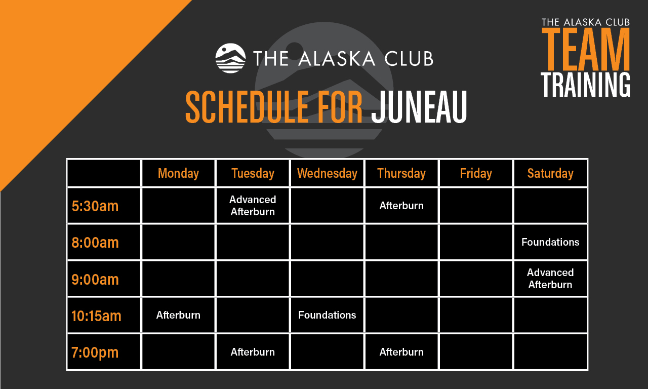 The Alaska Club Group Fitness, Pool & Youth Schedules